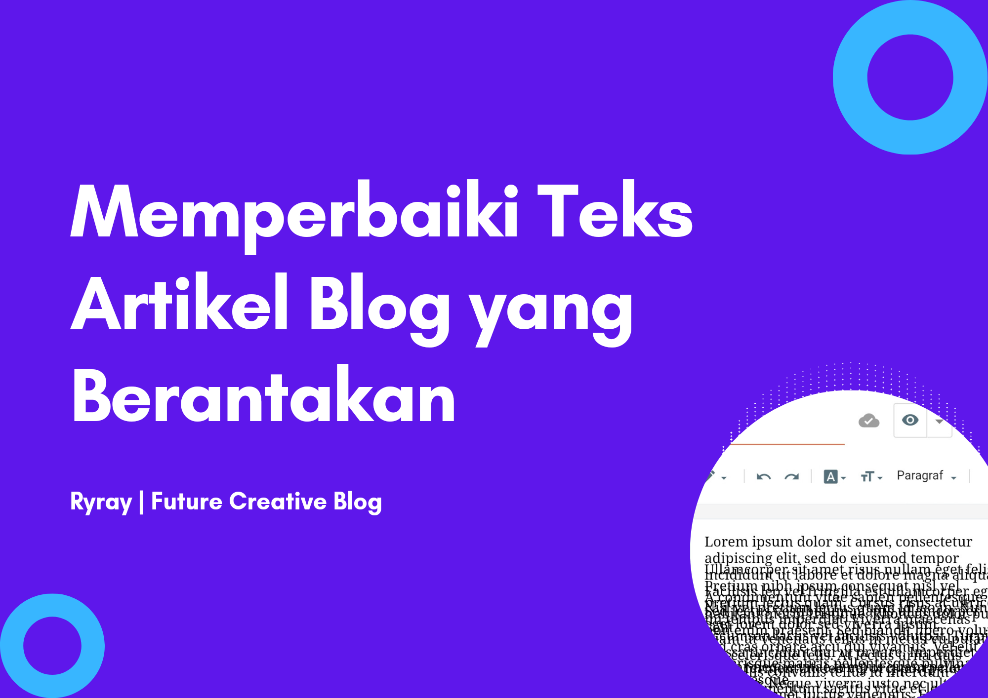 Cara Memperbaiki Teks Postingan Blog