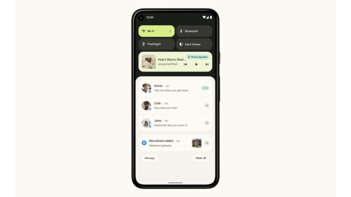 Desain Ulang Sistem Android 12