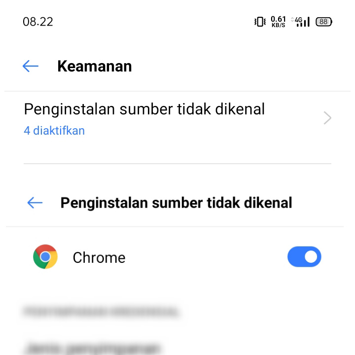 Pemasangan Sumber Tak Dikenal