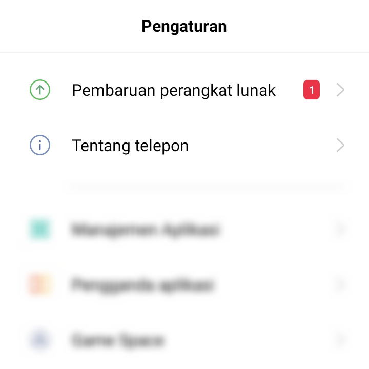 Cari Pembaruan Perangkat Lunak