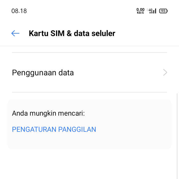 Opsi Penggunaan Data