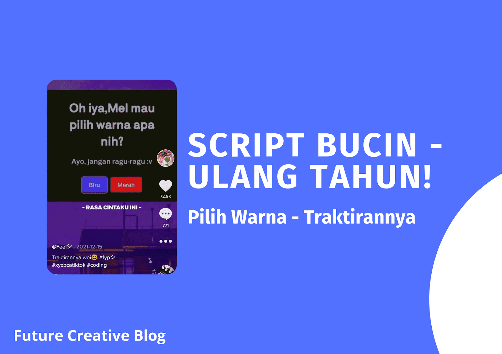 Script HTML Bucin Ulang Tahun