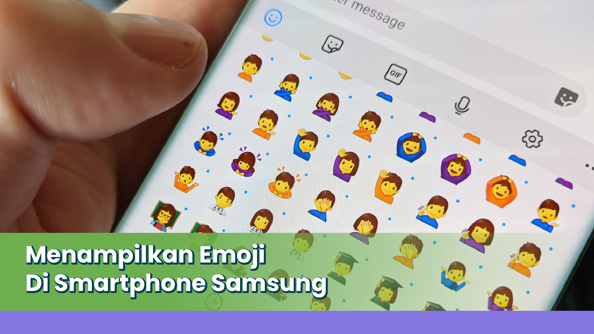 cara menampilkan emoji di Keyboard Samsung