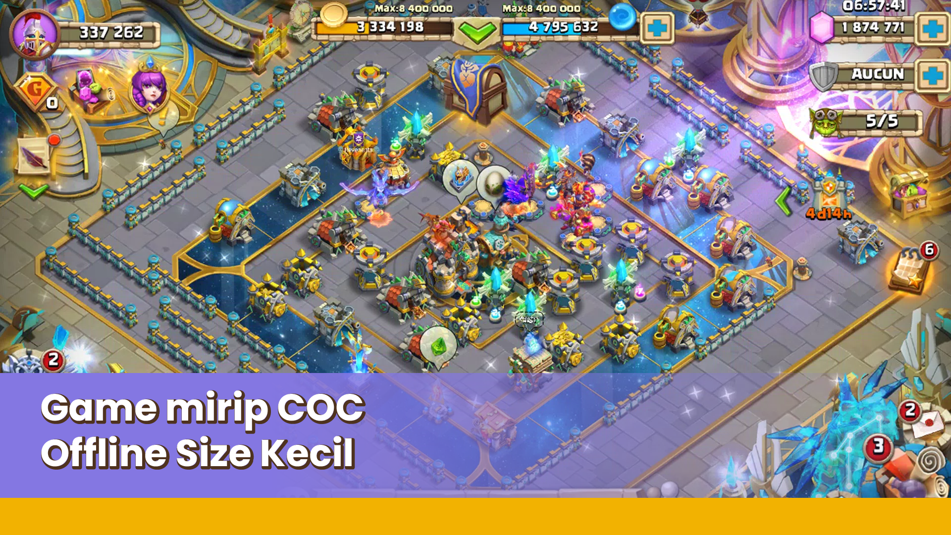 game mirip COC offline ukuran kecil