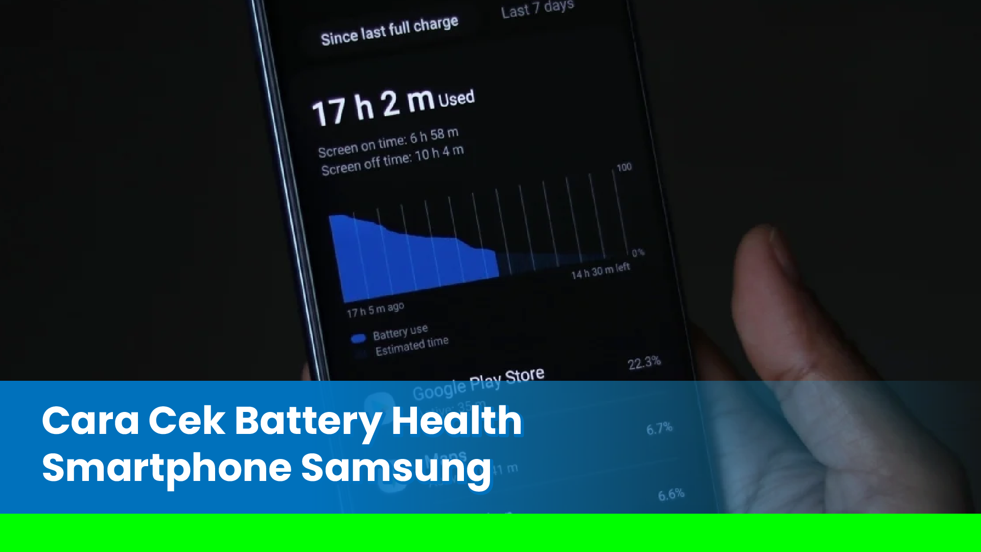 cara cek kesehatan baterai Samsung