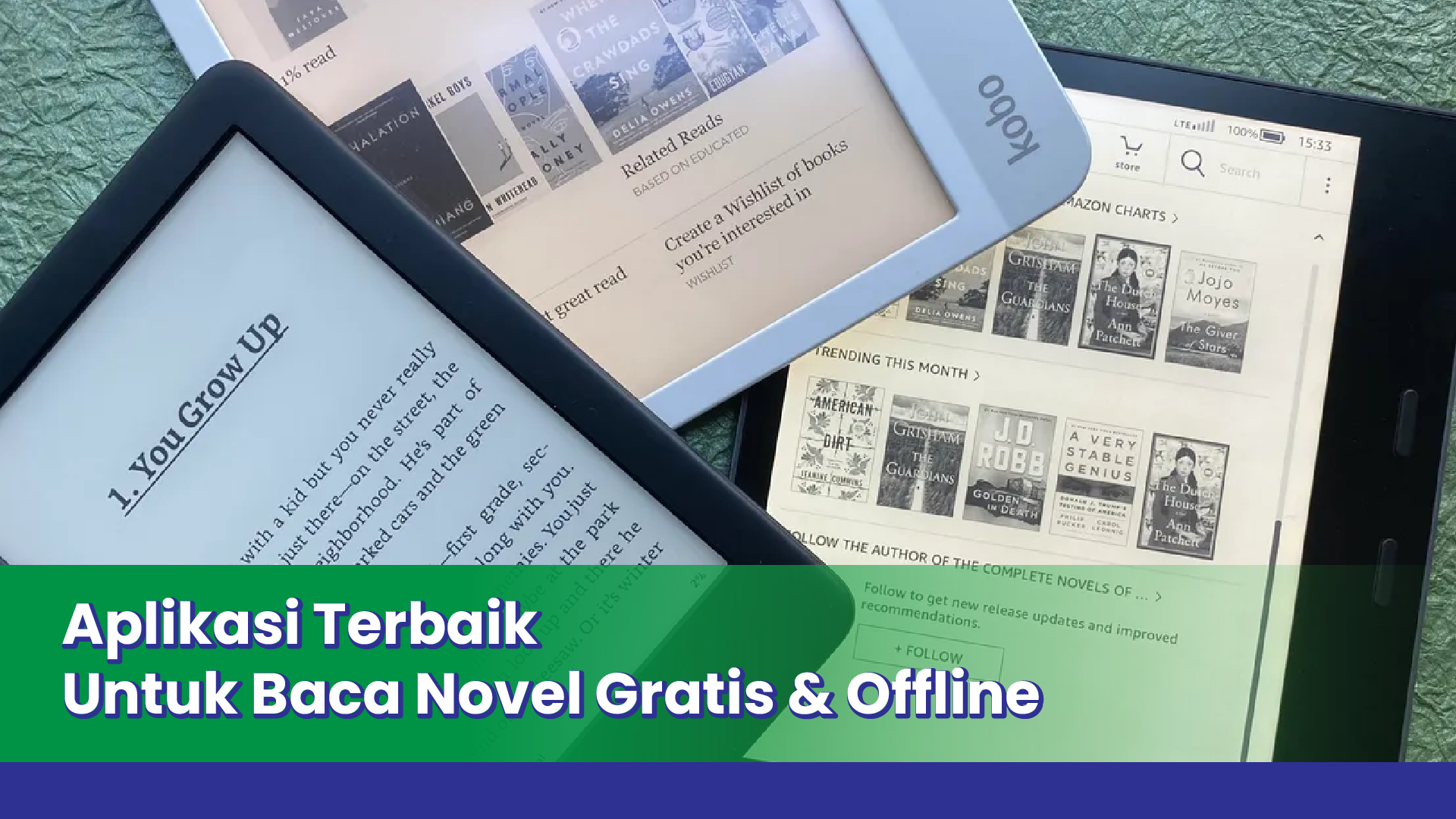 8 aplikasi novel gratis tanpa beli koin