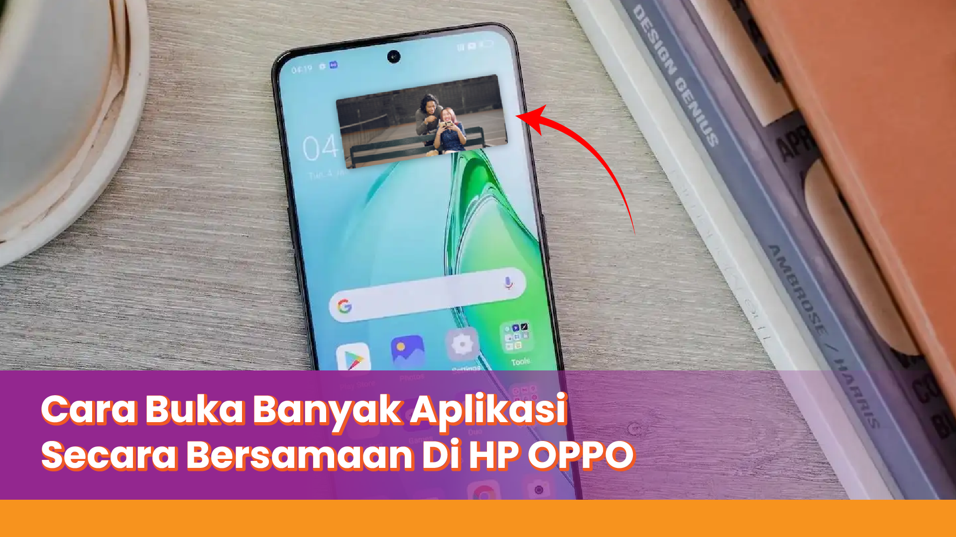 cara buka Youtube sambil buka aplikasi lain di Oppo