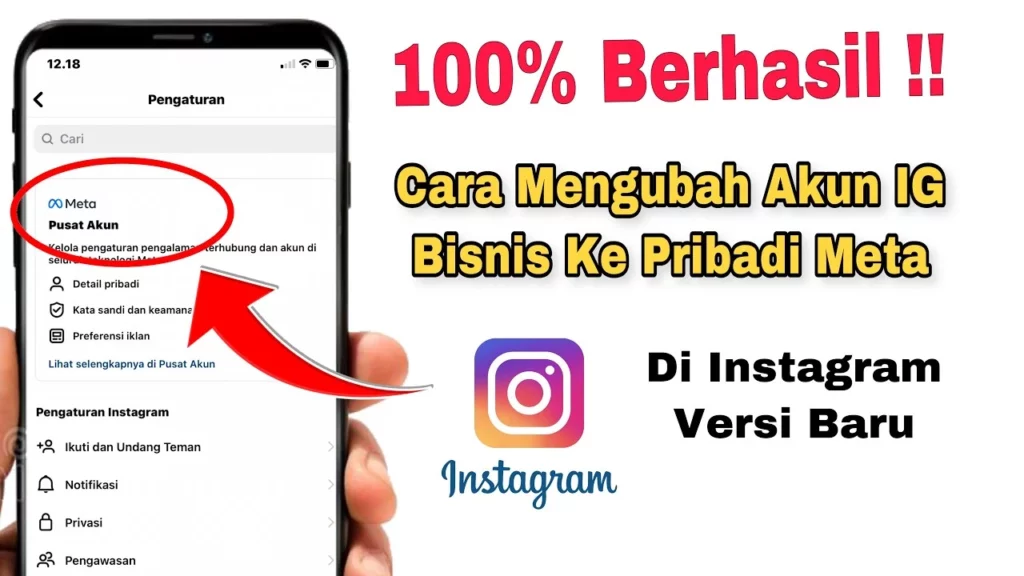 Mengubah Profil Bisnis ke Pribadi di Instagram