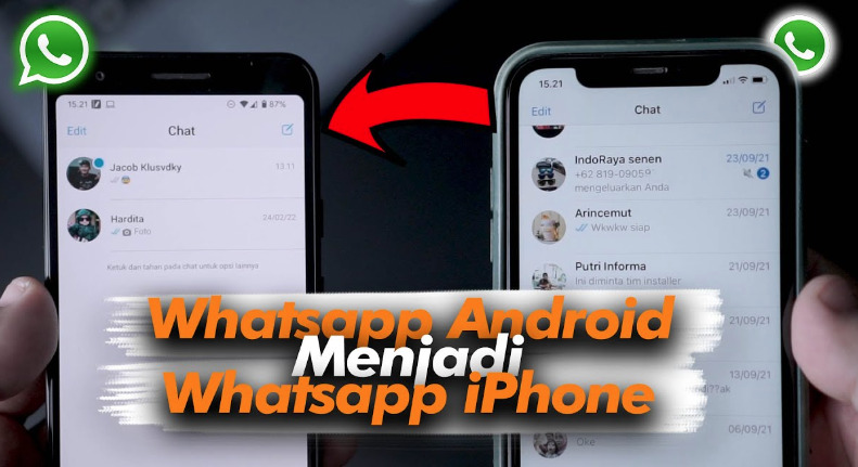 mengubah tampilan whatsapp android jadi iphone