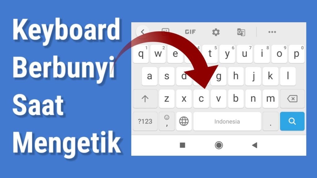 cara mengaktifkan suara keyboard